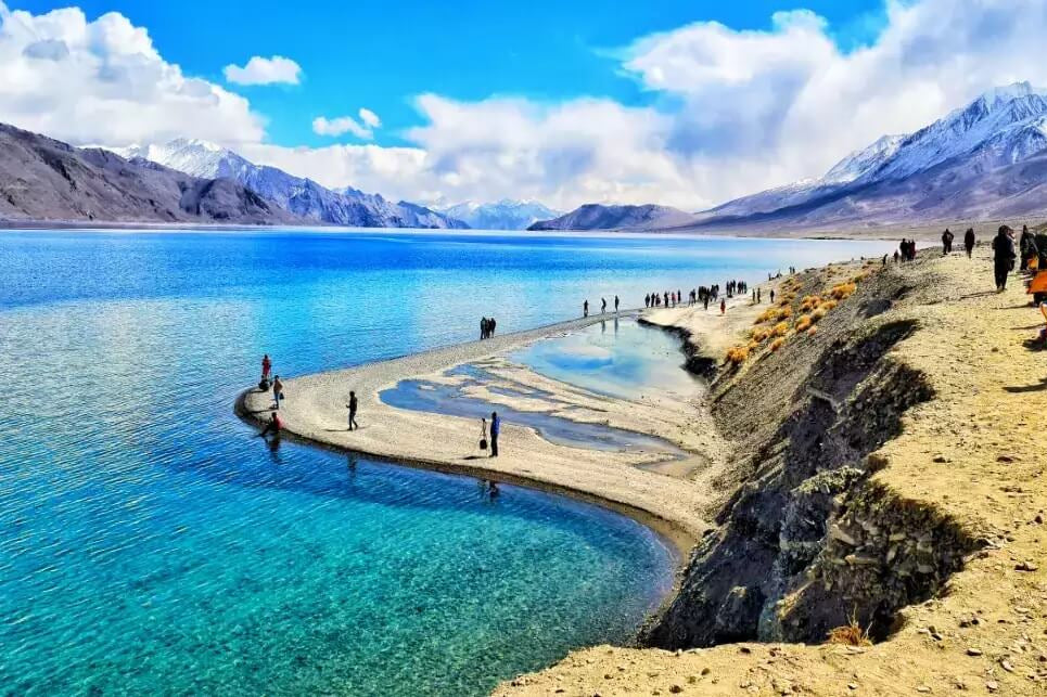 Ladakh Pangong Lake blue water Himalayan expedition 2026